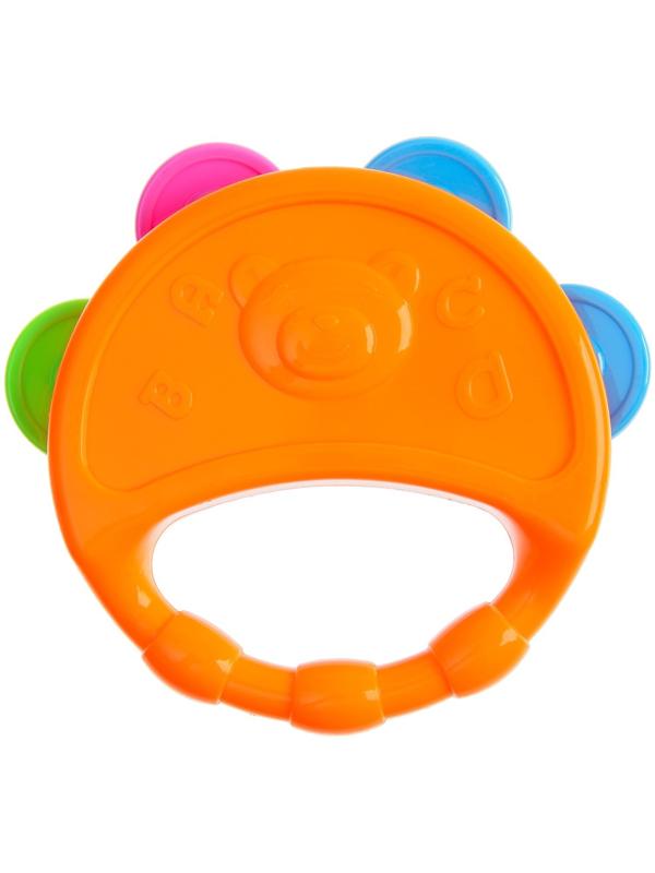 Погремушка Крошка Я «Бубен», от 3 мес., МИКС