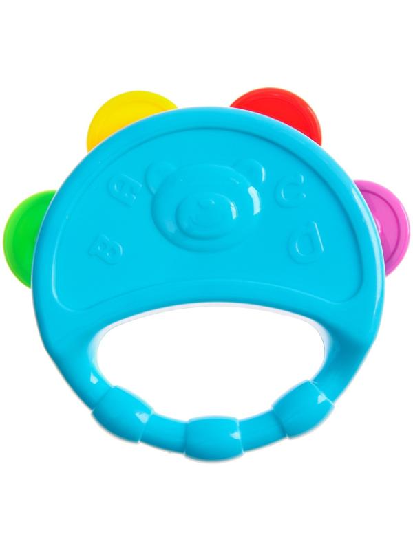 Погремушка Крошка Я «Бубен», от 3 мес., МИКС