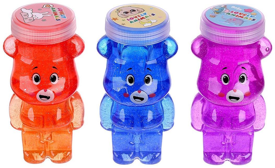 Лизун - слайм «Мишка», МИКС