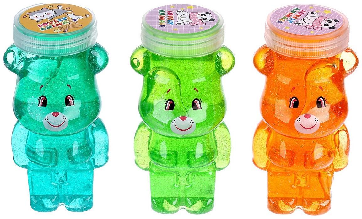 Лизун - слайм «Мишка», МИКС