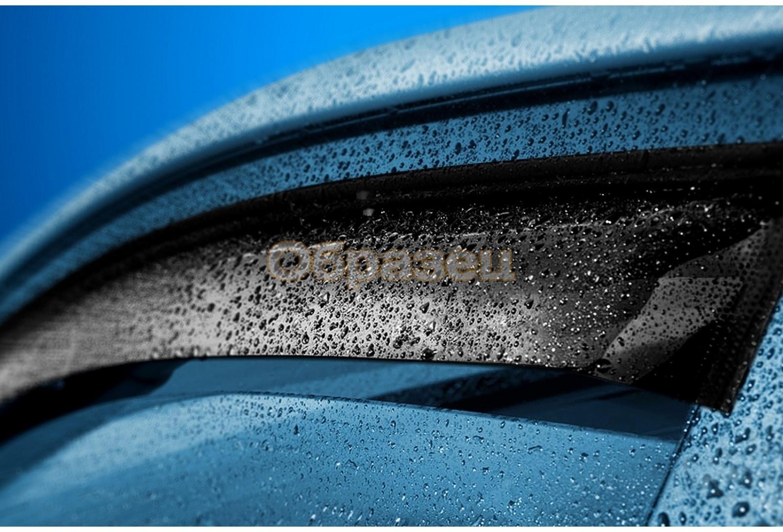 Дефлекторы окон NISSAN ALMERA III (G15) 2012-2018 седан, накладной, скотч 3М, 4 шт.