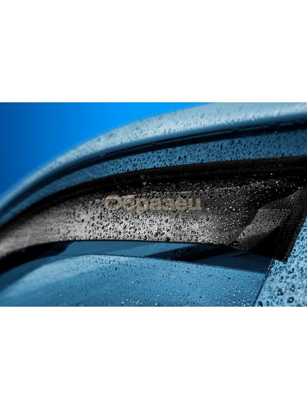 Дефлекторы окон NISSAN ALMERA III (G15) 2012-2018 седан, накладной, скотч 3М, 4 шт.