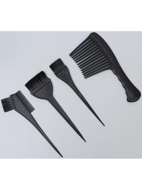 Набор для окрашивания волос, 23 предмета, цвет чёрный