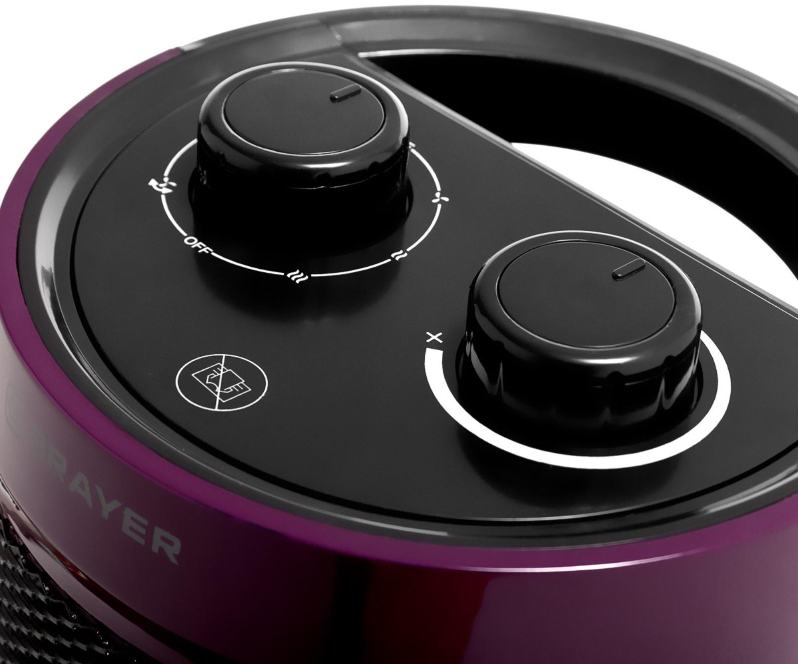 Тепловентилятор BRAYER 4850BR, 1500 Вт, 3 режима, напольный