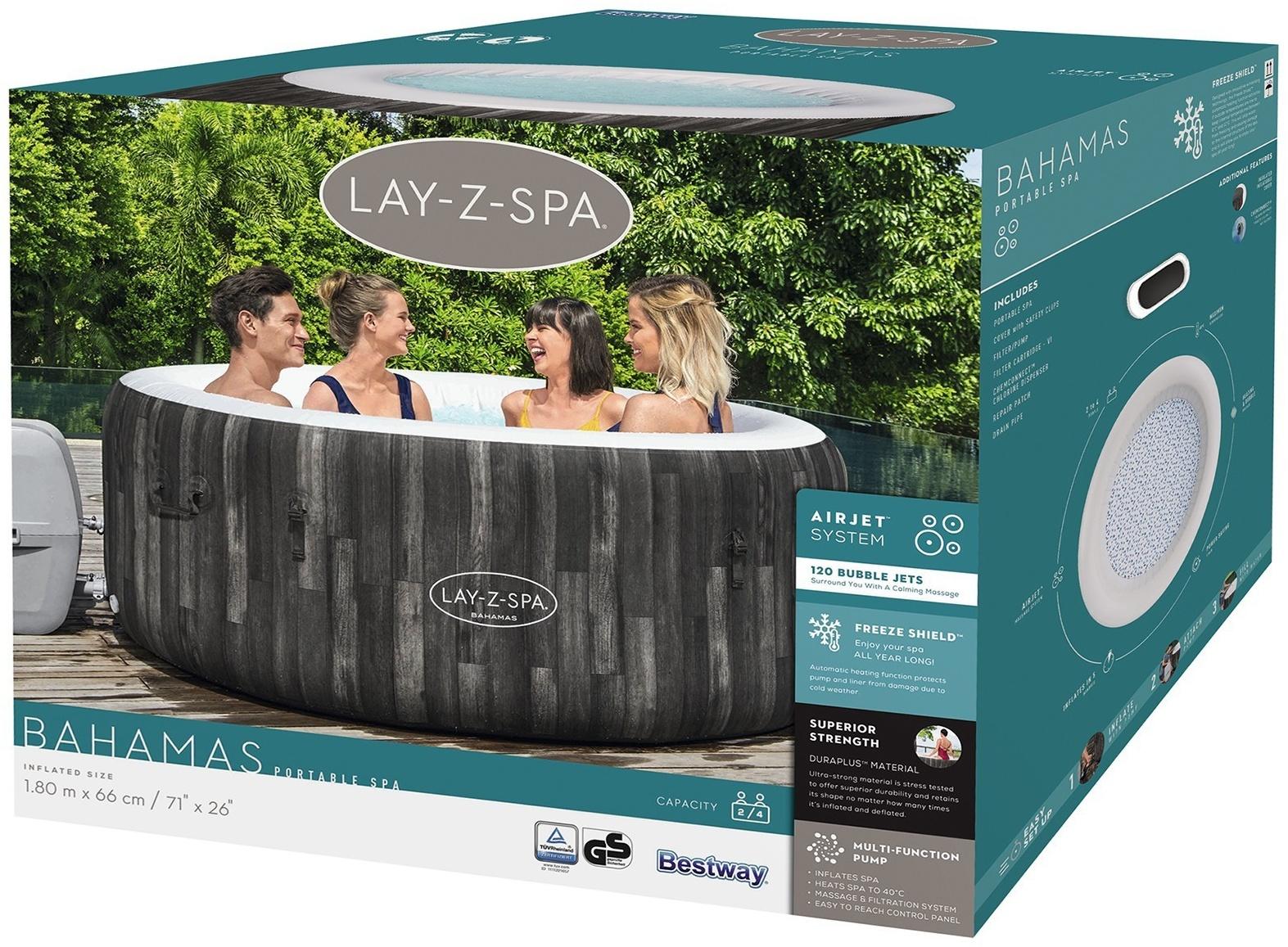 SPA-бассейн Bestway St.Lucia Bahamas AirJet, 180×66 см, 60005