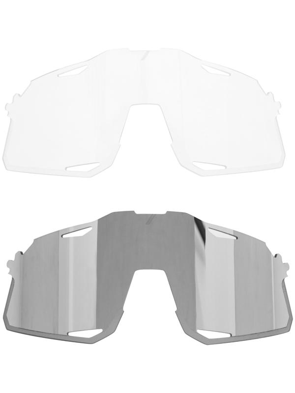 Очки велосипедные E22, со сменными линзами, в кейсе, чёрные