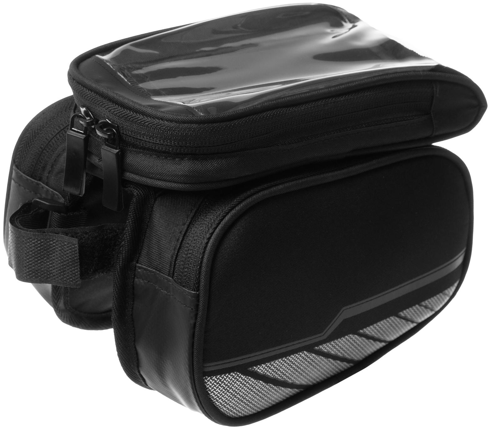 Велосумка Sahoo, на раму, с отделением для телефона