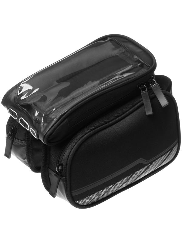 Велосумка Sahoo, на раму, с отделением для телефона