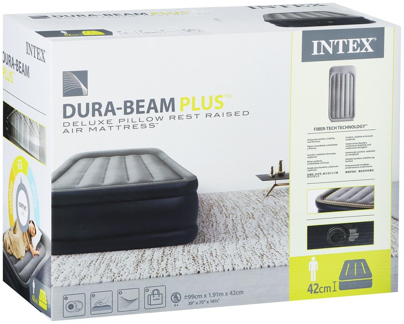 Кровать надувная DELUXE PILLOW REST RAISED BED 99 х 191 х 42 см 64132ND