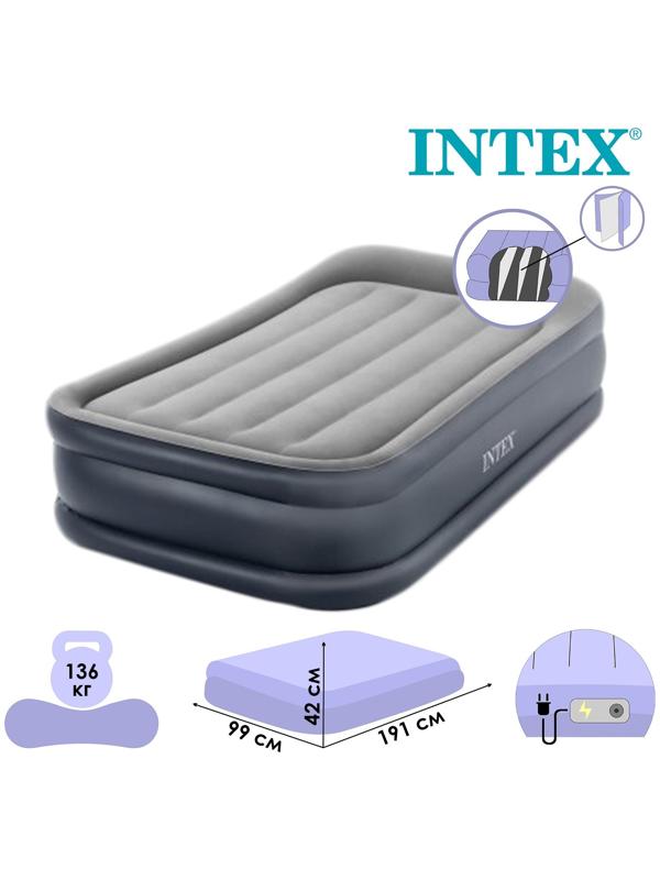 Кровать надувная DELUXE PILLOW REST RAISED BED 99 х 191 х 42 см 64132ND