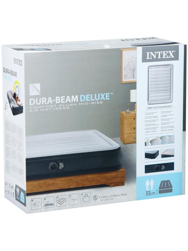 Кровать надувная FULL COMFORT-PLUSH AIRBED 152х 203 х 33 см, с встр насосом 67770ND