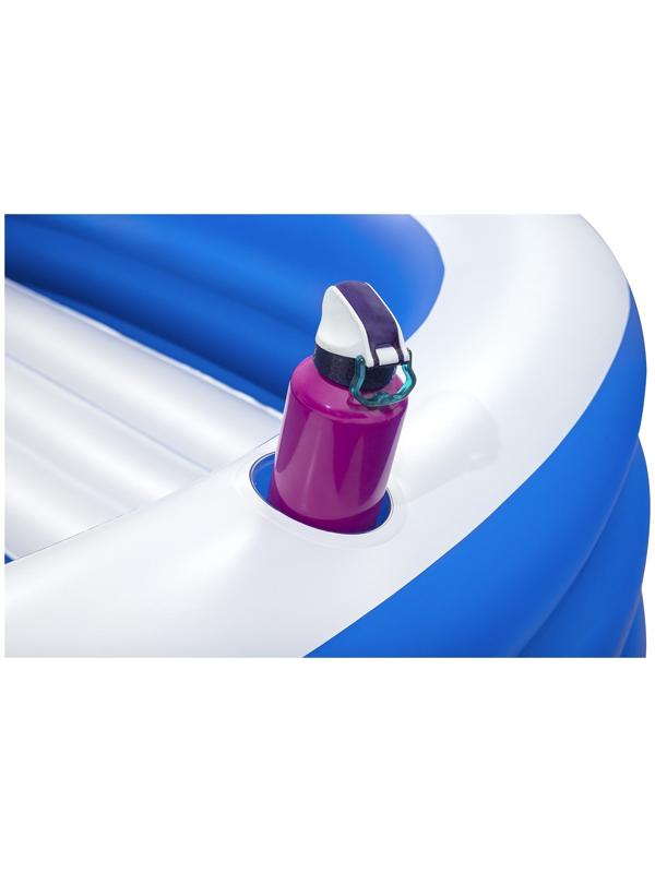 Бассейн надувной «Семейный», 231×219×79 см, от 6 лет, 54422