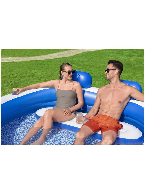 Бассейн надувной «Семейный», 231×219×79 см, от 6 лет, 54422