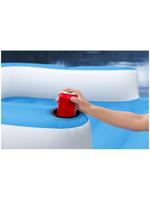 Плот надувной с навесом, 320×198 см