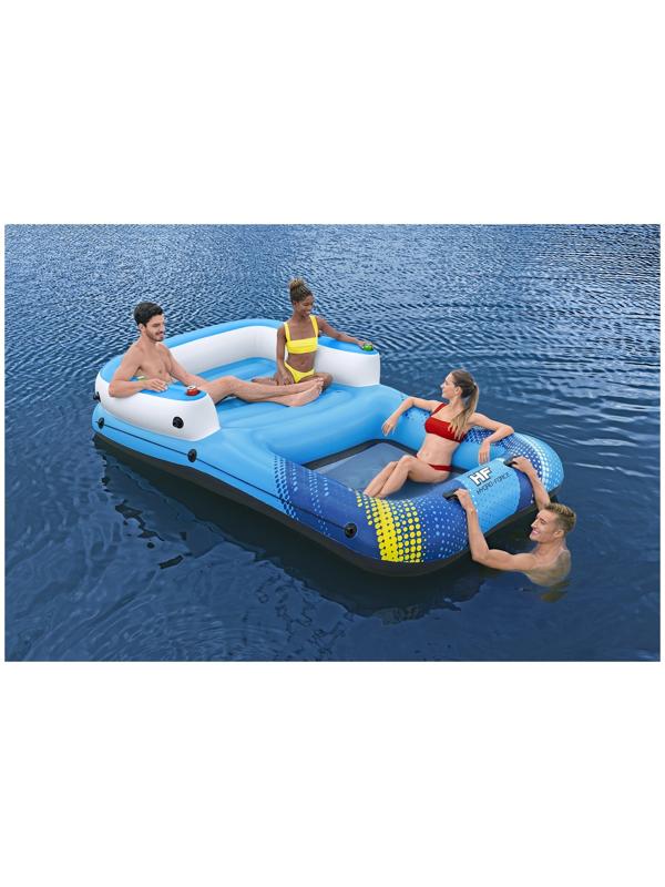 Плот надувной с навесом, 320×198 см