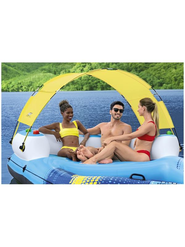 Плот надувной с навесом, 320×198 см