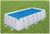 Тент для бассейна 404 x 201/412 x 201 cм, 58240