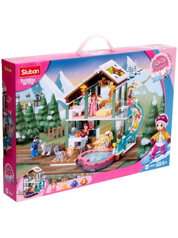 Конструктор Розовая мечта «Загородный дом с бассейном», 439 деталей