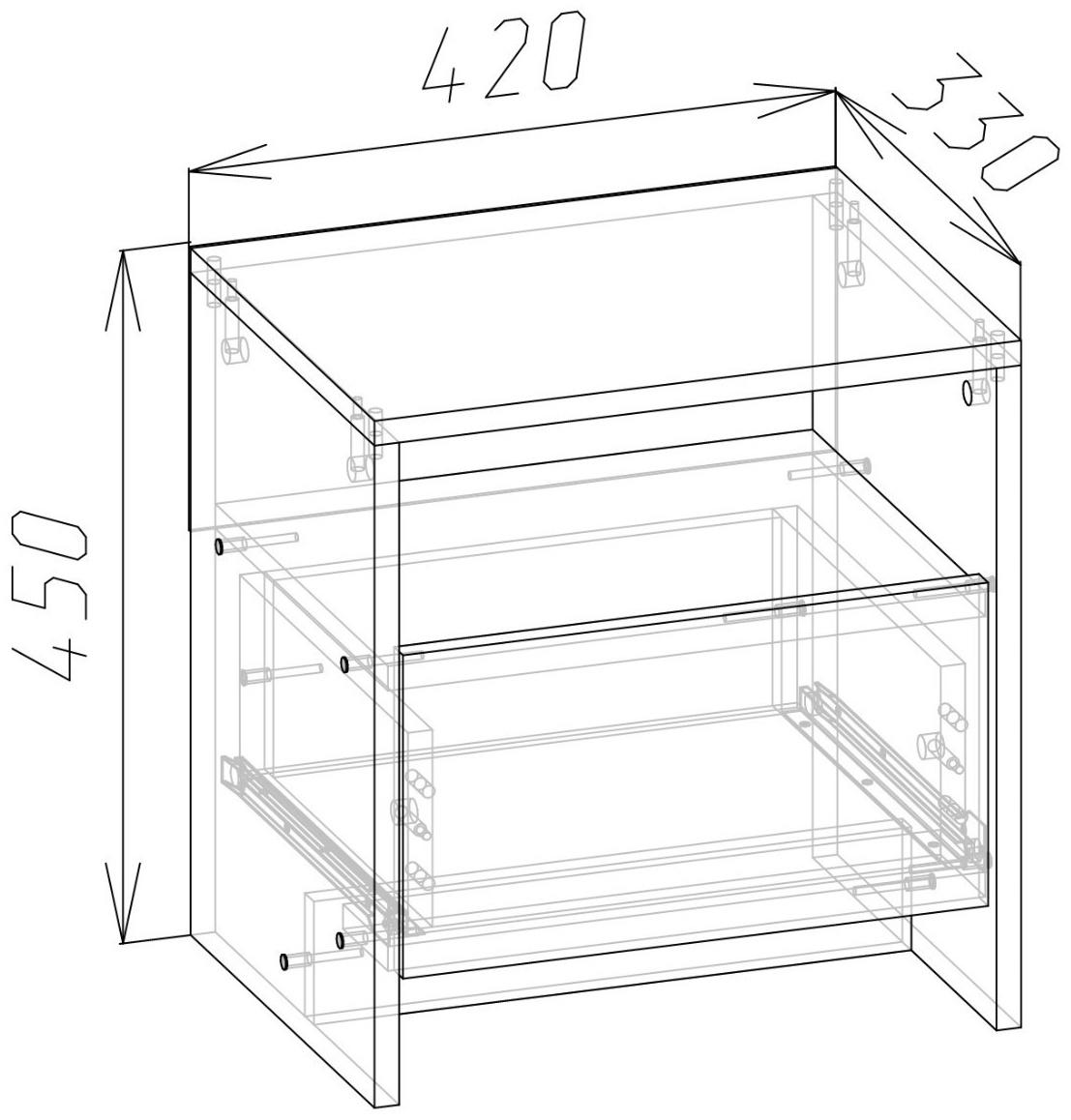 Спальный гарнитур «Соня», комплект 5 предметов, белый брилл/белый