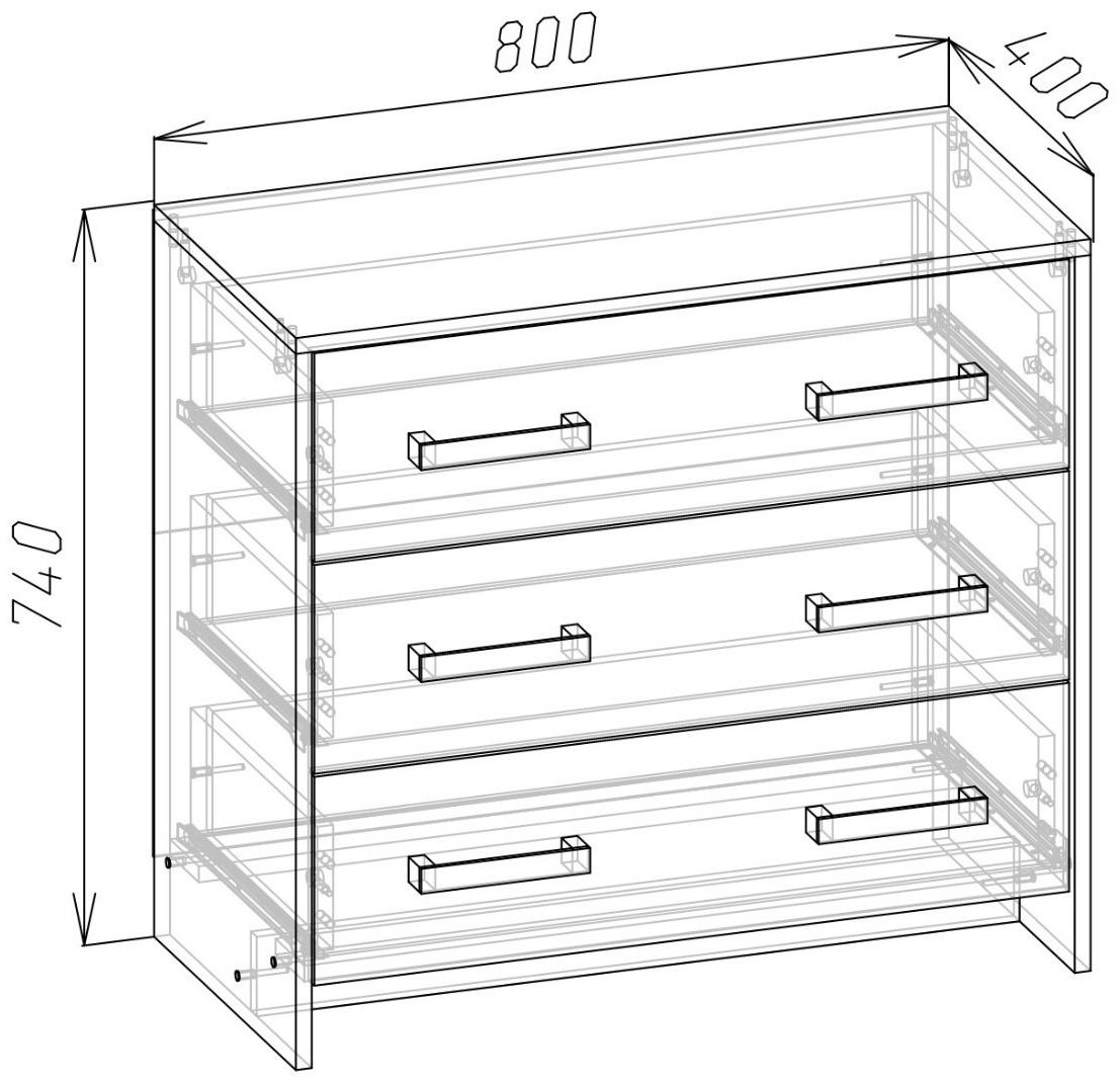 Спальный гарнитур «Соня», комплект 5 предметов, белый брилл/белый
