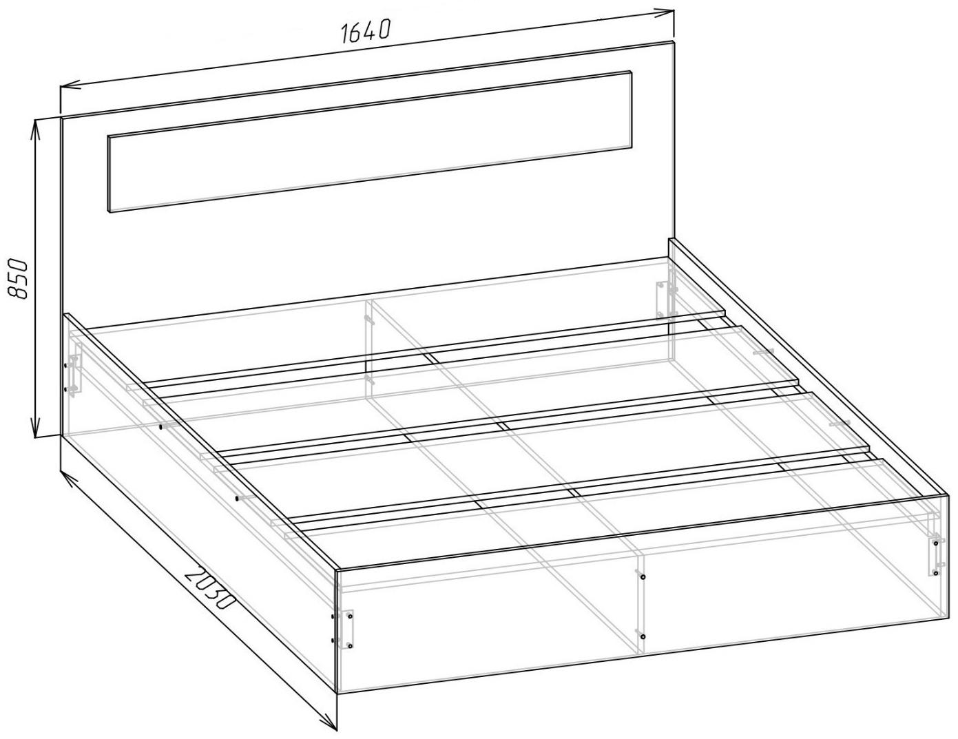 Спальный гарнитур «Соня», комплект 5 предметов, белый брилл/белый