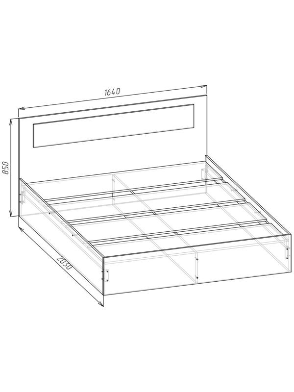 Спальный гарнитур «Соня», комплект 5 предметов, белый брилл/белый
