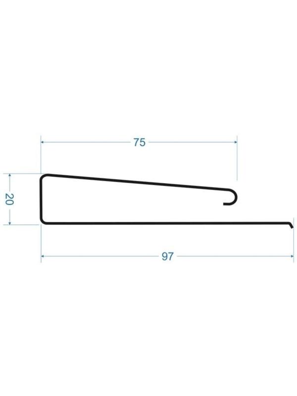 Наличник 75 мм Döcke PREMIUM Шоколад