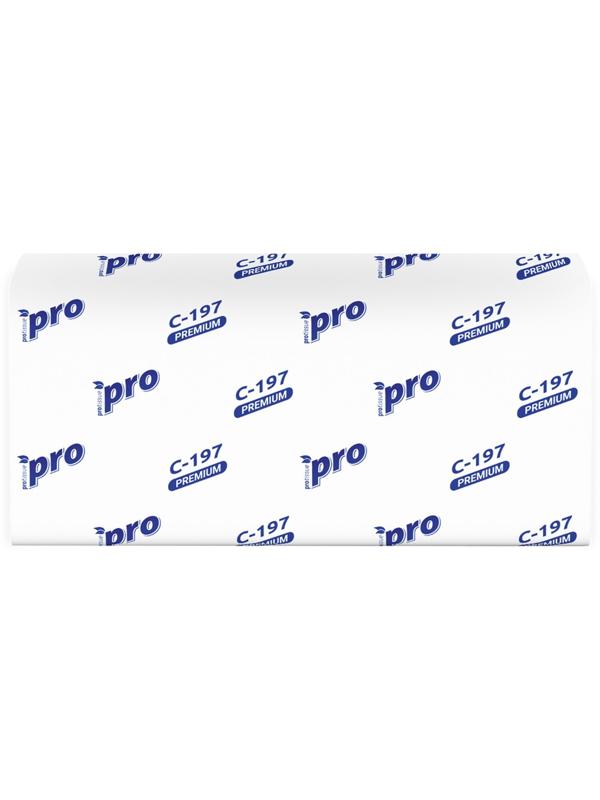 Полотенца бумажные V-сложения PROtissue С197, 2 слоя, 200 листов