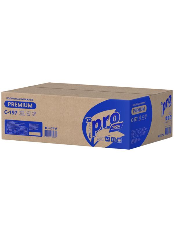 Полотенца бумажные V-сложения PROtissue С197, 2 слоя, 200 листов