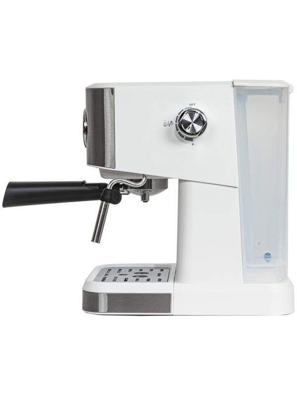 Кофеварка JVC JK-CF33, рожковая, 1050 Вт, 1.5 л, белая