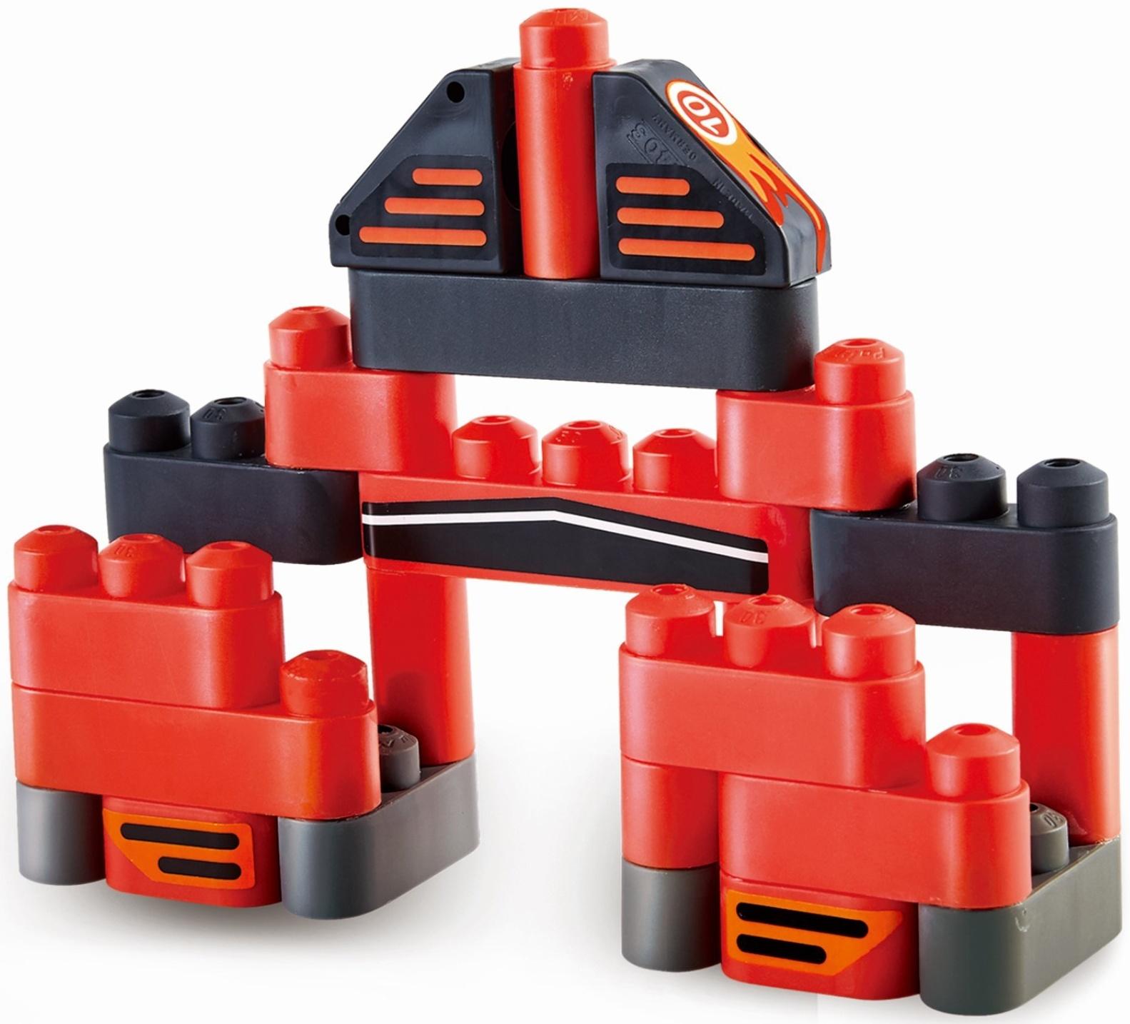 Конструктор детский PolyM «Гоночный автомобиль», 31 элемент