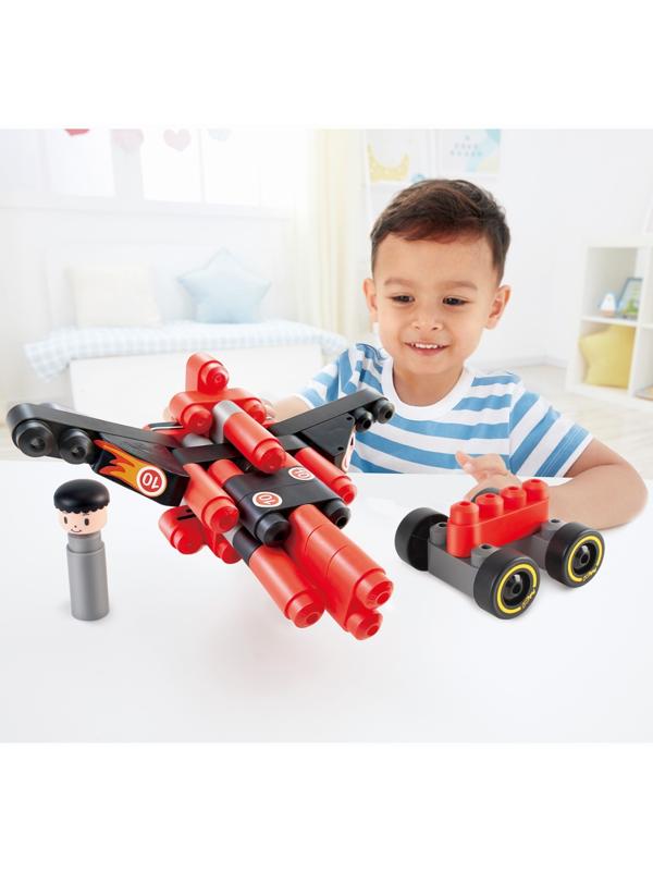 Конструктор детский PolyM «Гоночный автомобиль», 31 элемент