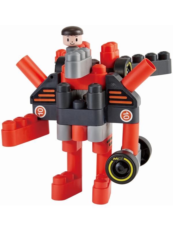 Конструктор детский PolyM «Гоночный автомобиль», 31 элемент