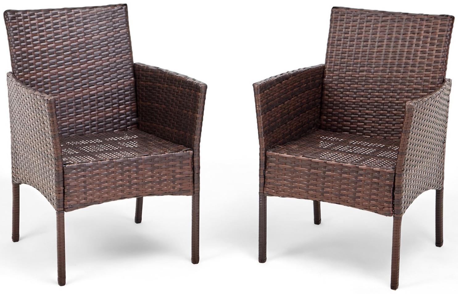 Набор садовой мебели: 2 кресла 57 x 59 x 81 см, стол 40 x 40 x 45 см