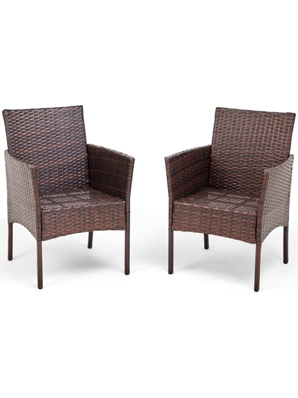 Набор садовой мебели: 2 кресла 57 x 59 x 81 см, стол 40 x 40 x 45 см