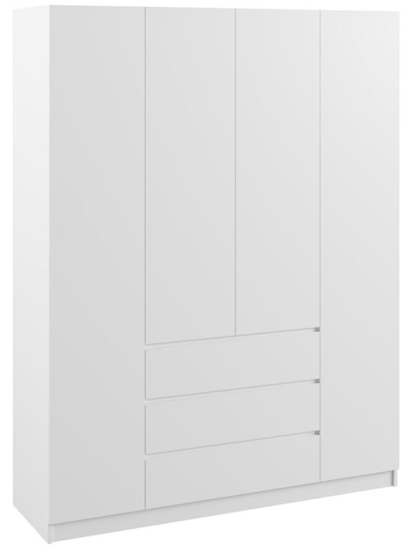 Спальный гарнитур «Мадера», шкаф четырёхстворчатый, кровать 160×200, комод, тумба прикроватная 2 шт