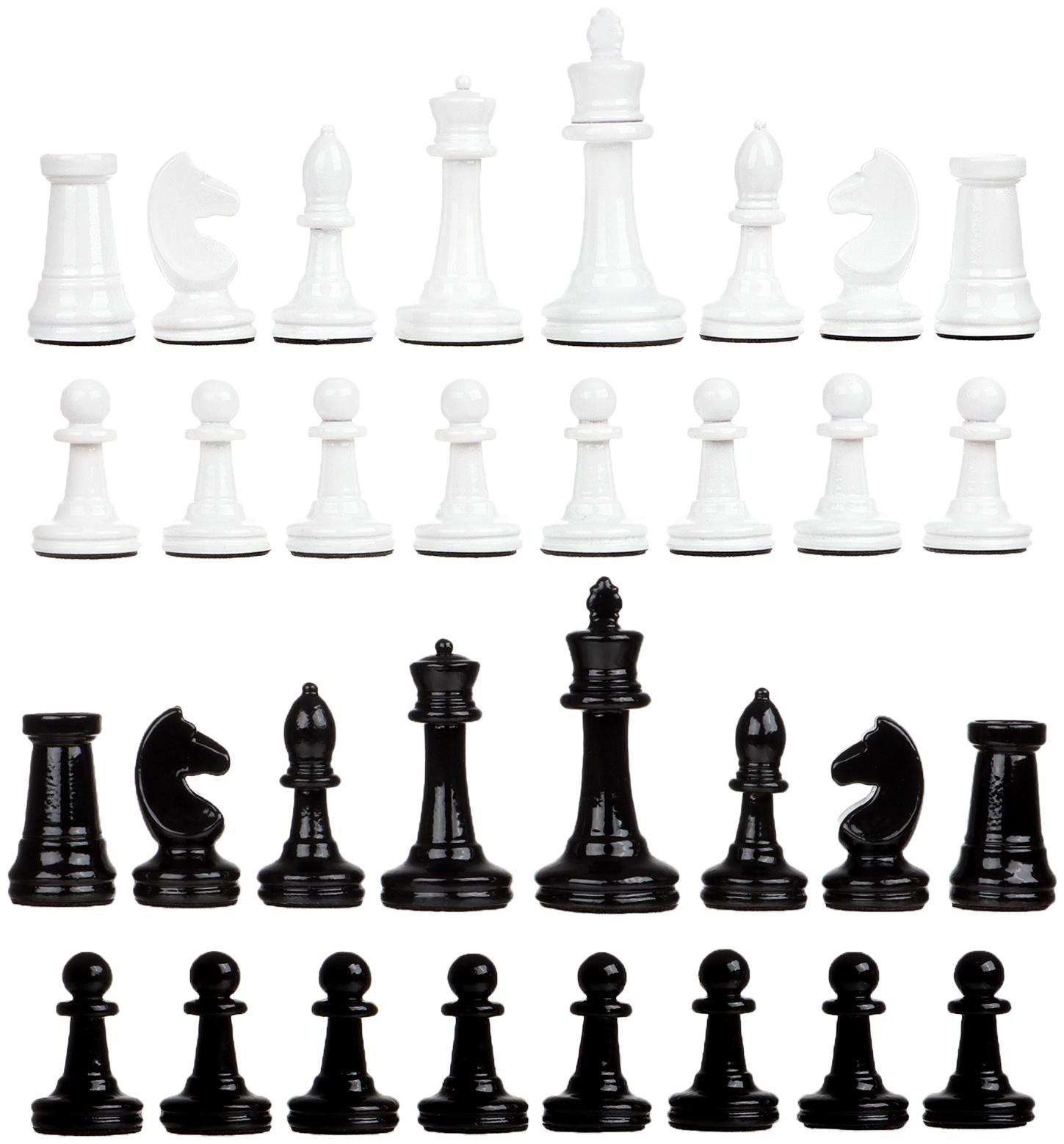 Шахматные фигуры, полистоун, король h-8.8 см d-3.8 см, пешка h-4.2 см d-2.7 см