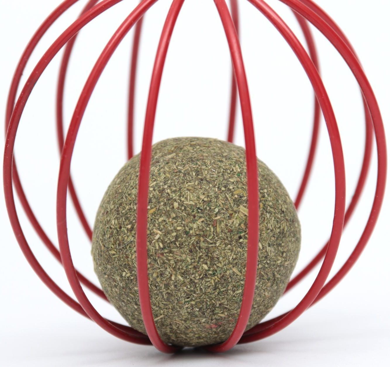 Шарик для кошек из прессованной кошачьей 