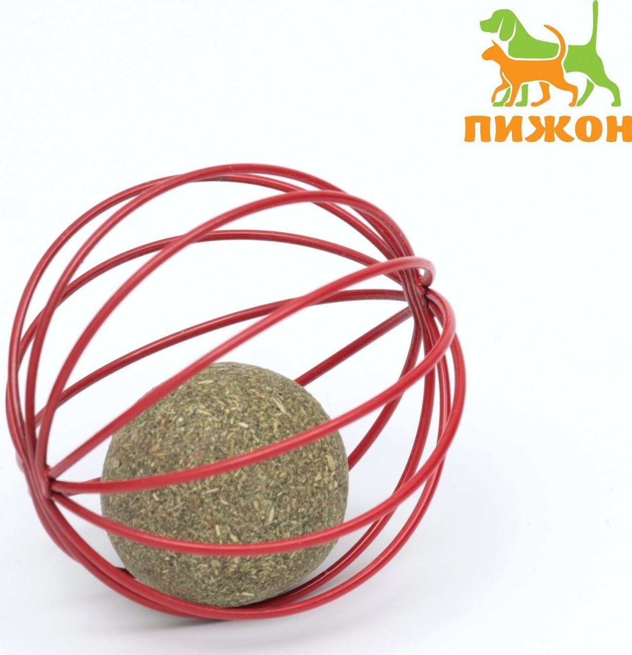 Шарик для кошек из прессованной кошачьей 