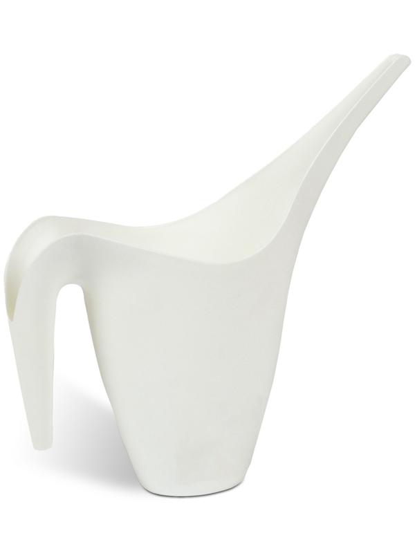 Лейка, 1 л, без рассеивателя, белая , Greengo