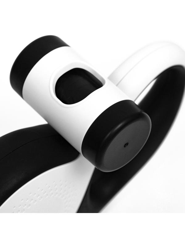 Рулетка Пижон Premium с поводком-лентой 5 м, контейнером под пакеты и 15 пакетов, до 30 кг