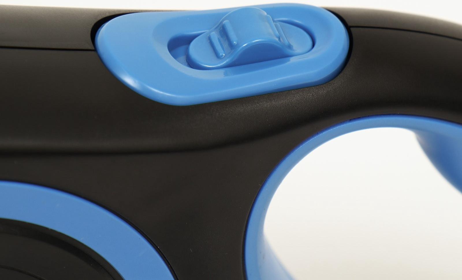 Рулетка с системой эффективного скручивания поводка, 5 м, 50 кг (рывок до 150 кг)