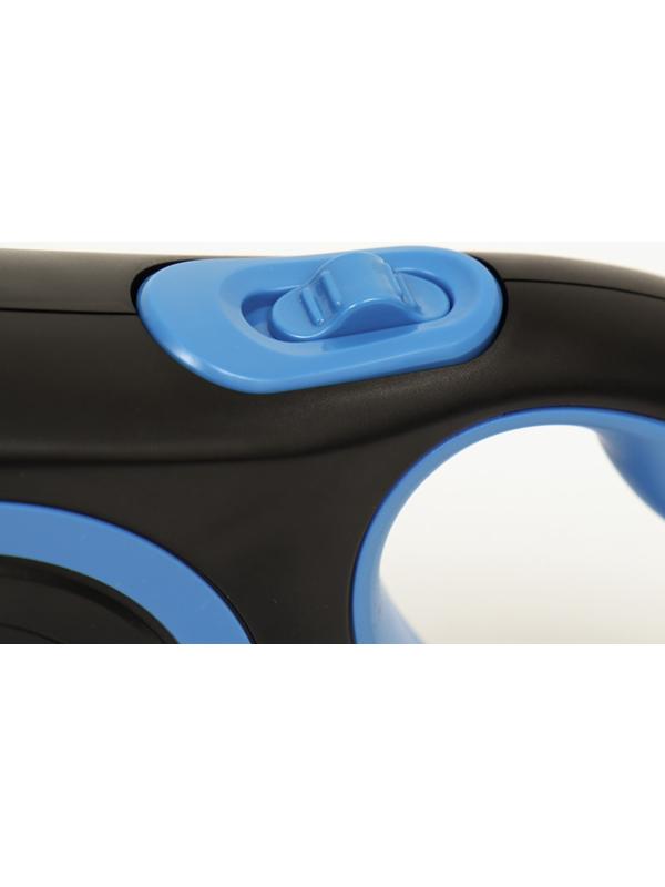 Рулетка с системой эффективного скручивания поводка, 5 м, 50 кг (рывок до 150 кг)