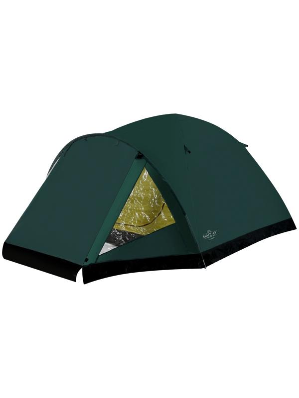 Палатка туристическая, трекинговая maclay PEAK 4, 4-местная, с тамбуром