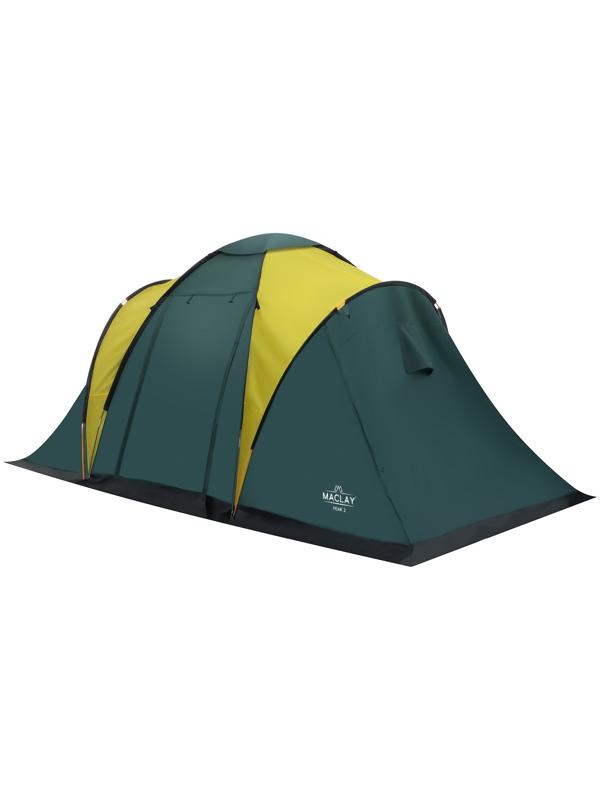 Палатка туристическая, кемпинговая maclay MASSIF 4, 4-местная, с тамбуром