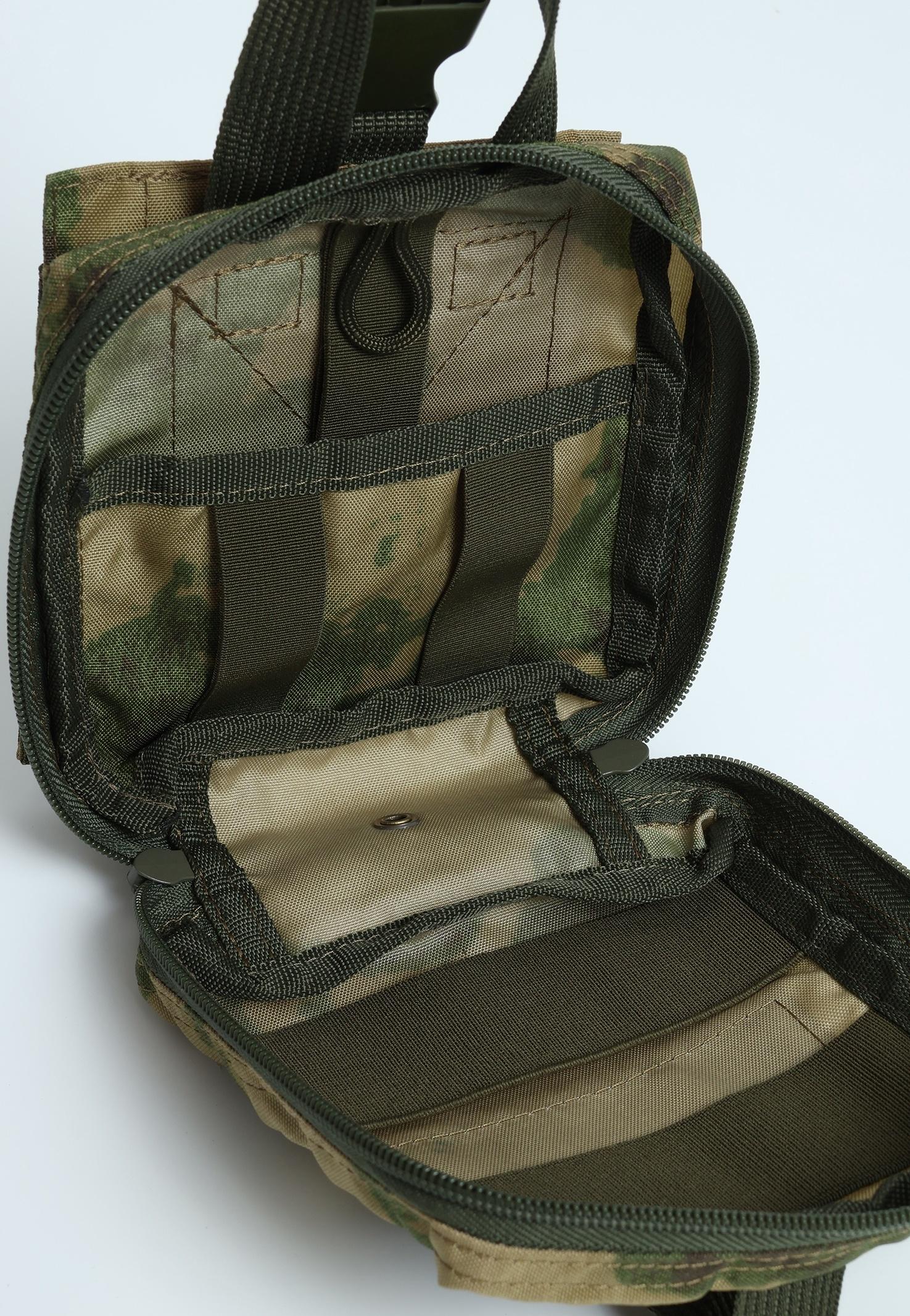 Подсумок медицинский отрывной малый; Мох; 500 D