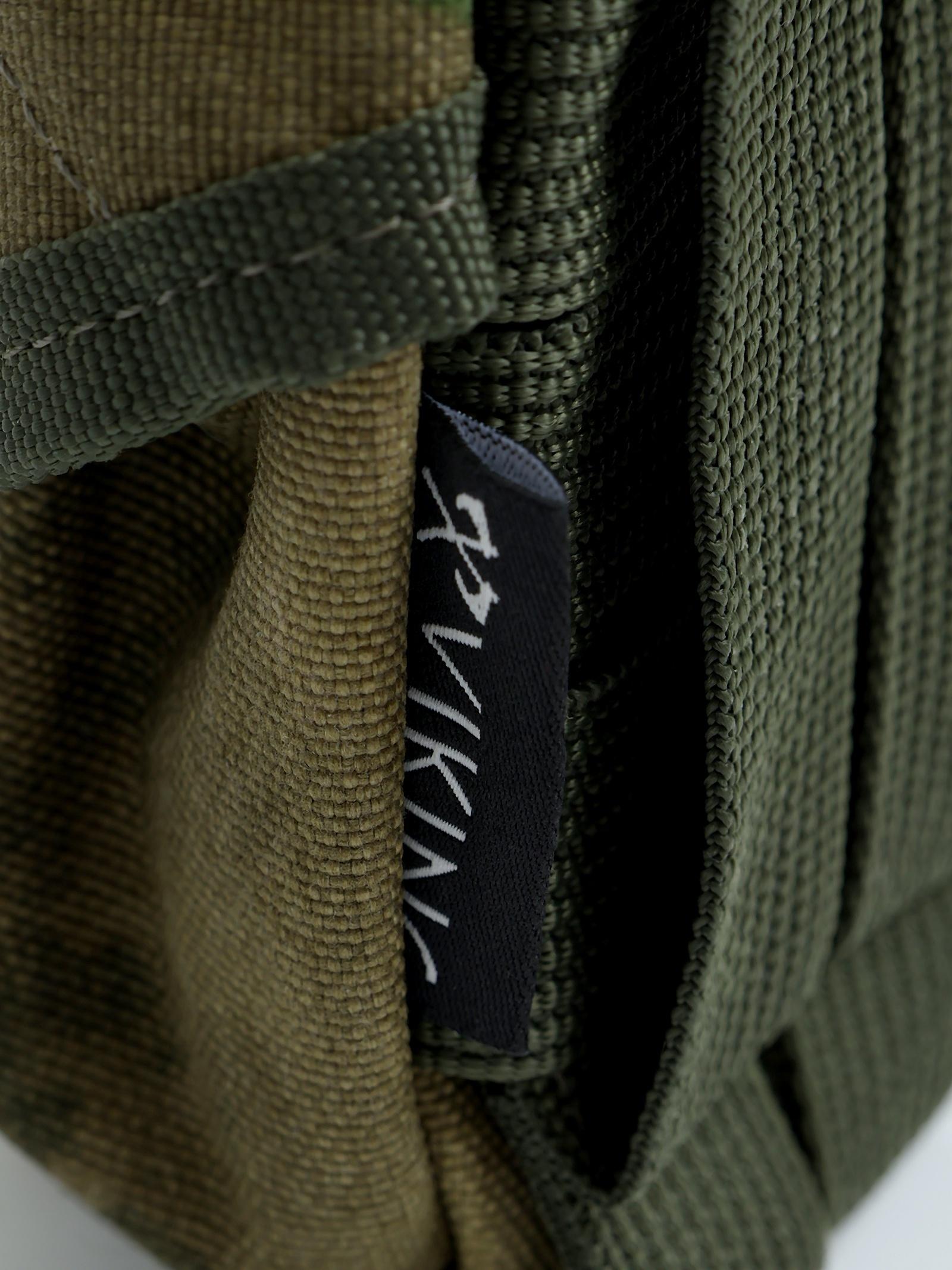 Подсумок гранатный с бесшумной застежкой СТРОПА ОДНОТОН; Мох; 500D