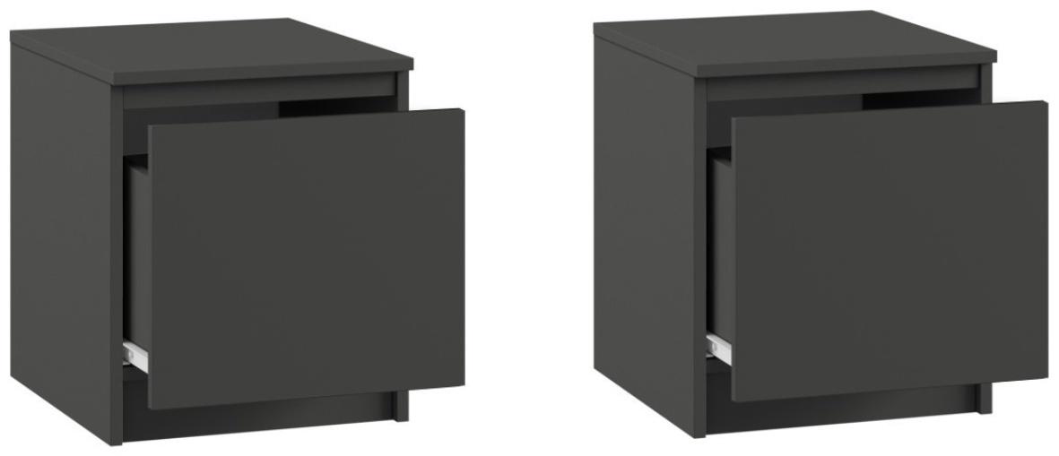 Спальный гарнитур «Мадера», шкаф четырёхстворчатый, кровать 160×200, комод, тумба прикроватная, графит