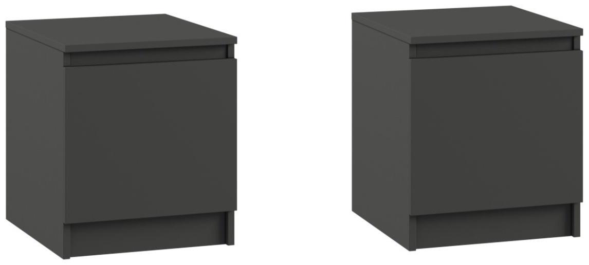 Спальный гарнитур «Мадера», шкаф четырёхстворчатый, кровать 160×200, комод, тумба прикроватная, графит