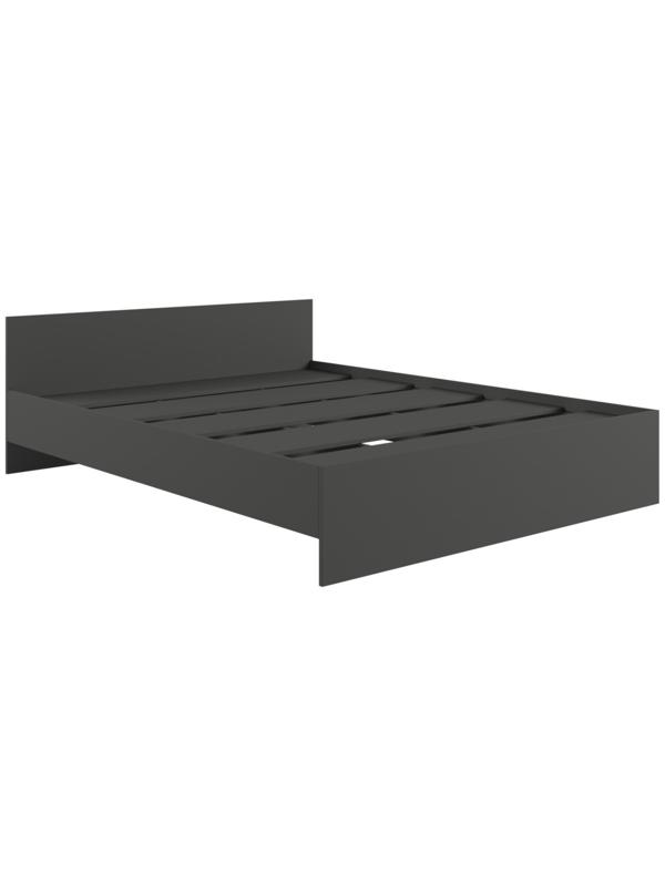 Спальный гарнитур «Мадера», шкаф четырёхстворчатый, кровать 160×200, комод, тумба прикроватная, графит